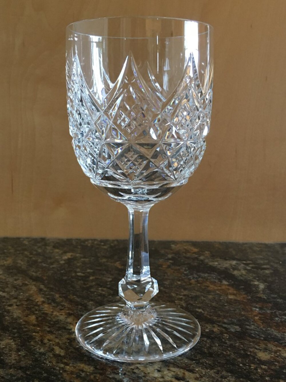 VTG Baccarat France Cut Crystal 'Colbert' Water Glass - B